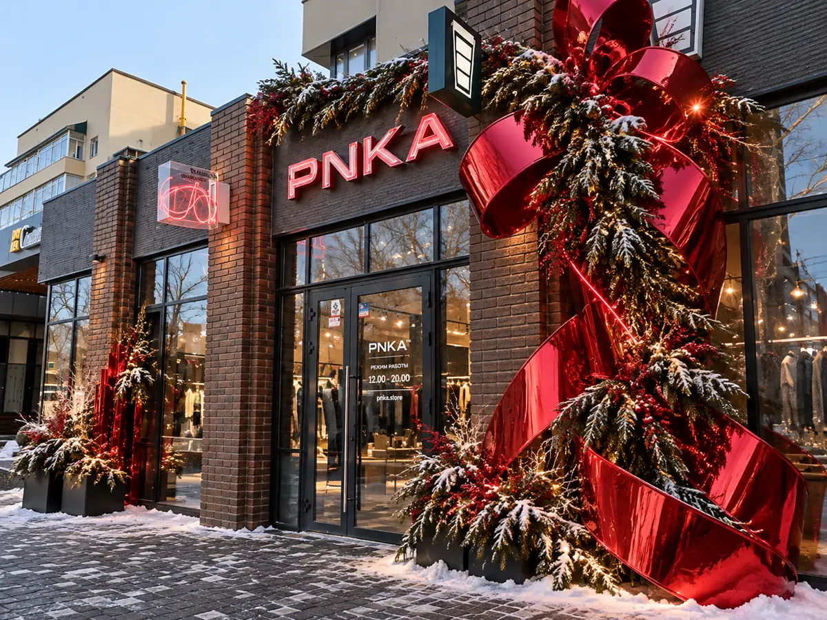 PNKA / RED WINTER — день, визуализация концепции