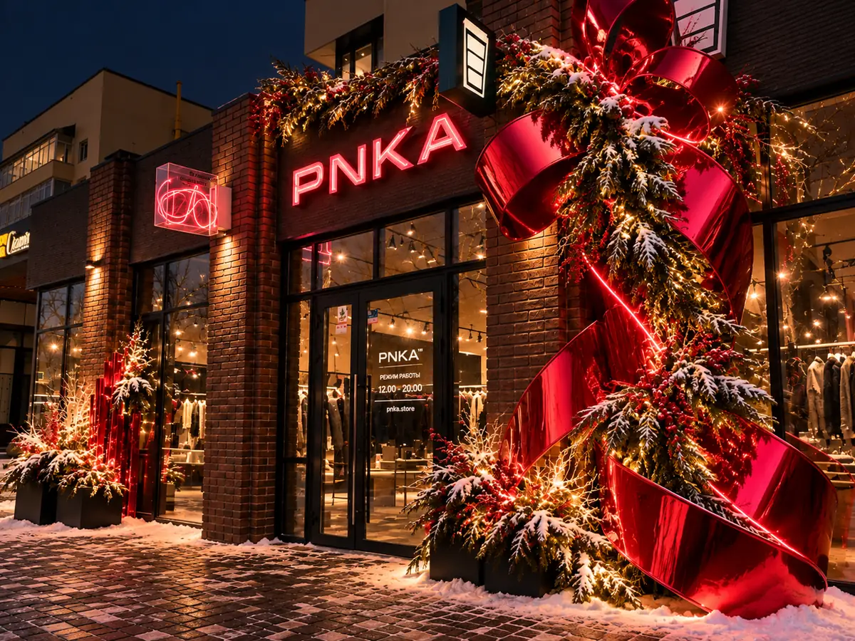 PNKA / RED WINTER — вечер, визуализация концепции
